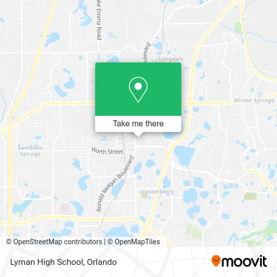 Lyman High School map