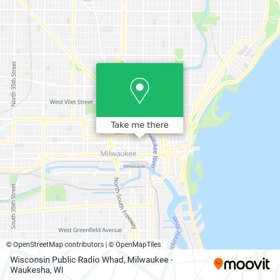 Wisconsin Public Radio Whad map