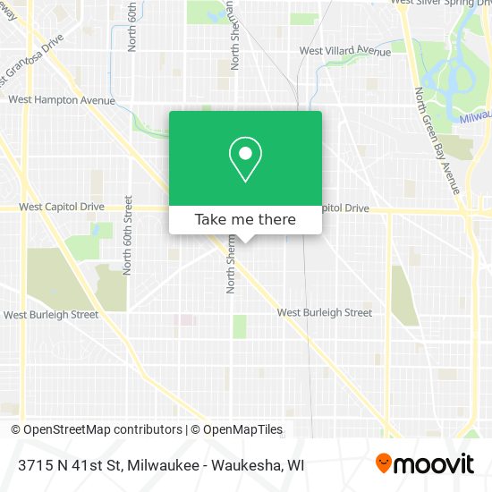 3715 N 41st St map