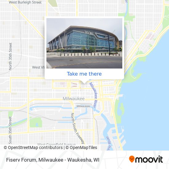 Fiserv Forum map