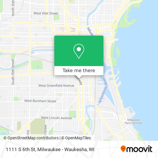 Mapa de 1111 S 6th St