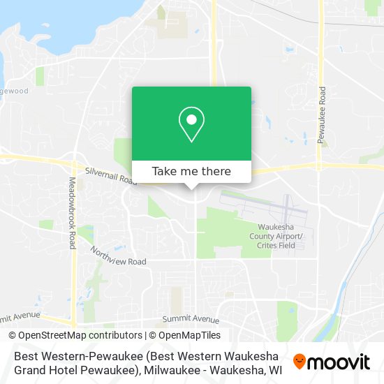 Mapa de Best Western-Pewaukee (Best Western Waukesha Grand Hotel Pewaukee)