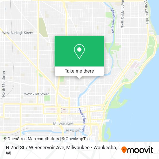 Mapa de N 2nd St / W Reservoir Ave