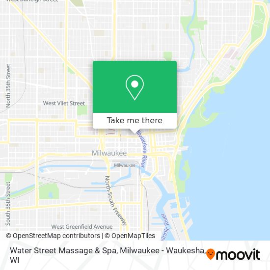 Mapa de Water Street Massage & Spa