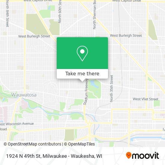 Mapa de 1924 N 49th St