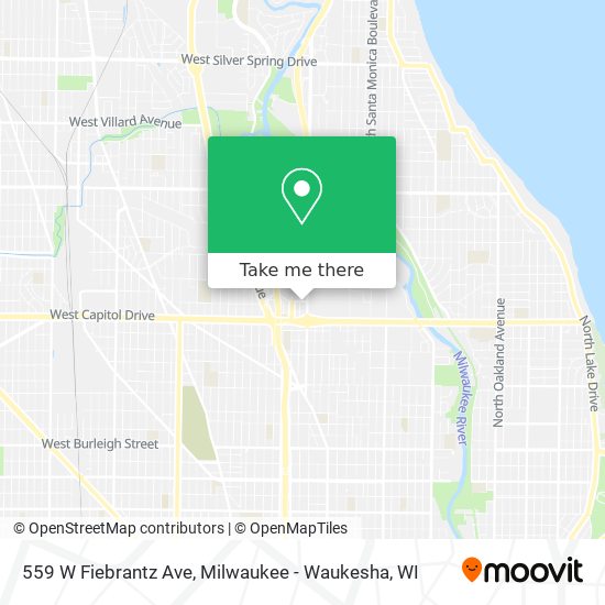 Mapa de 559 W Fiebrantz Ave