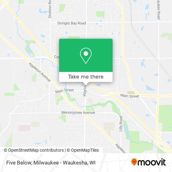 Mapa de Five Below
