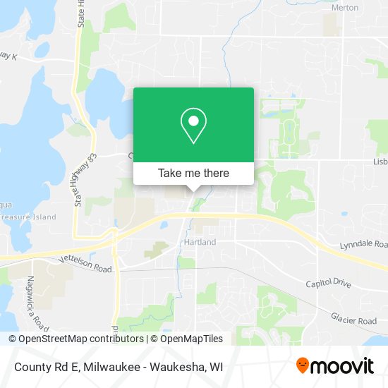 Mapa de County Rd E