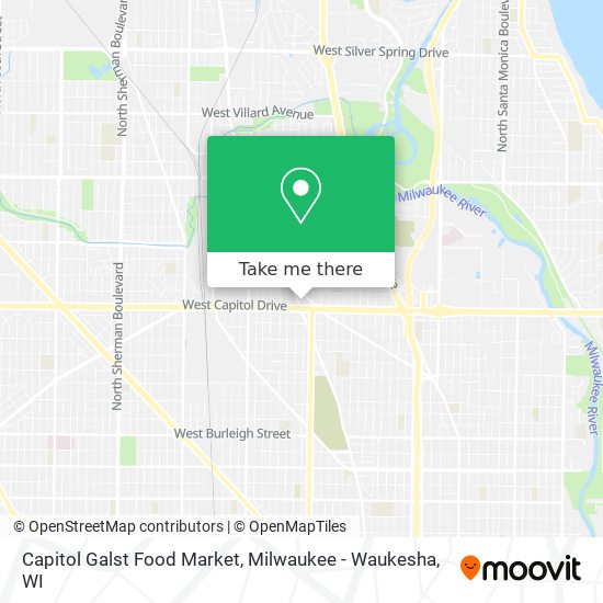 Capitol Galst Food Market map