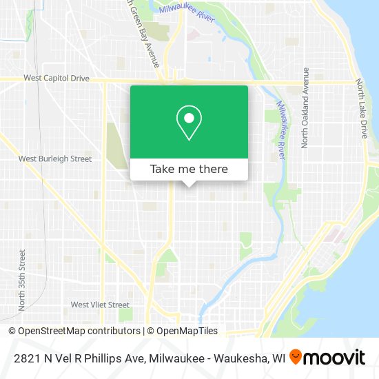 2821 N Vel R Phillips Ave map