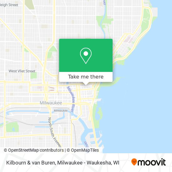 Mapa de Kilbourn & van Buren