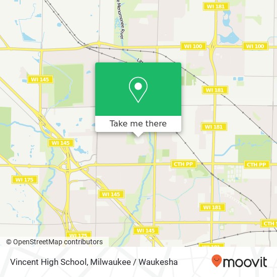 Vincent High School map