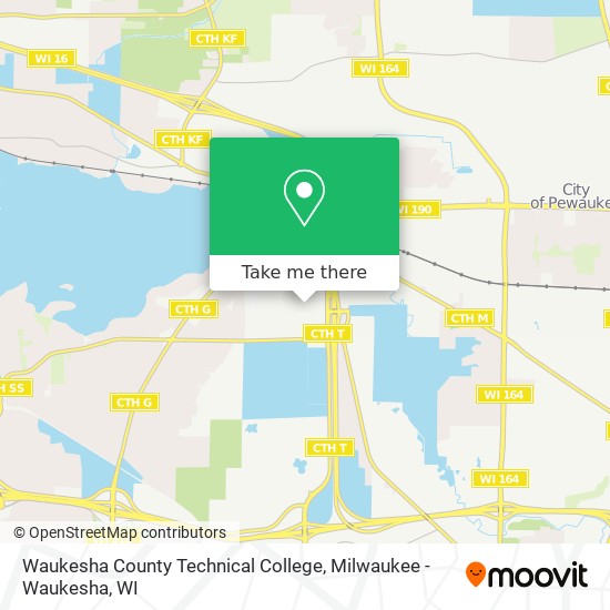 Waukesha County Technical College map