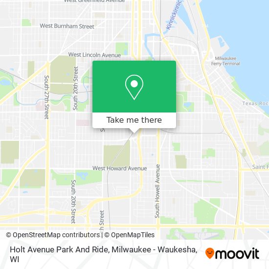 Holt Avenue Park And Ride map