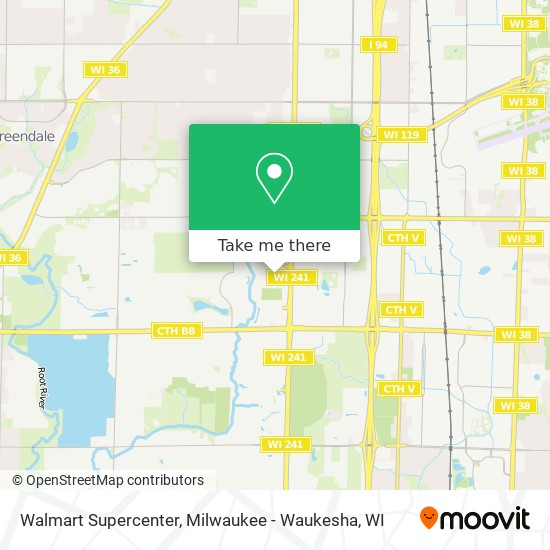 Mapa de Walmart Supercenter