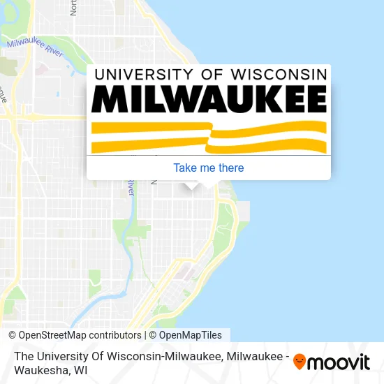 The University Of Wisconsin-Milwaukee map