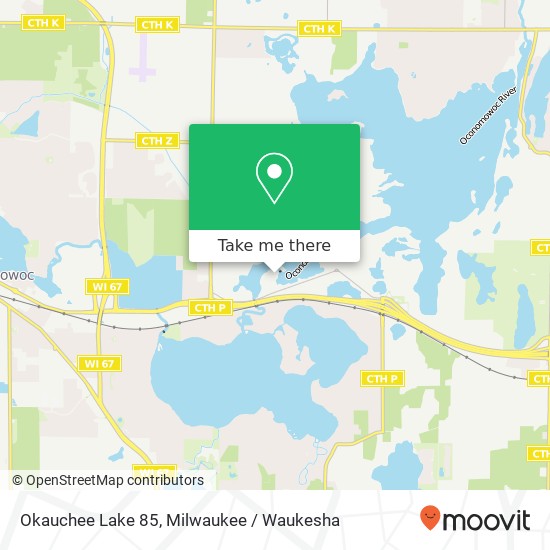 Mapa de Okauchee Lake 85