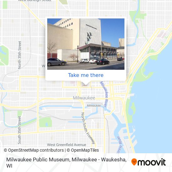 Milwaukee Public Museum map