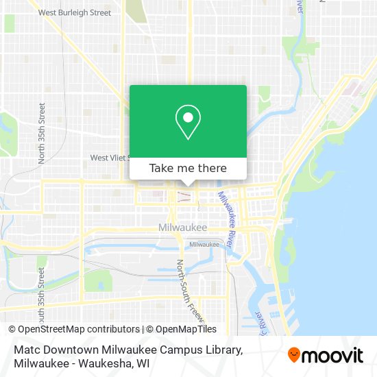 Mapa de Matc Downtown Milwaukee Campus Library