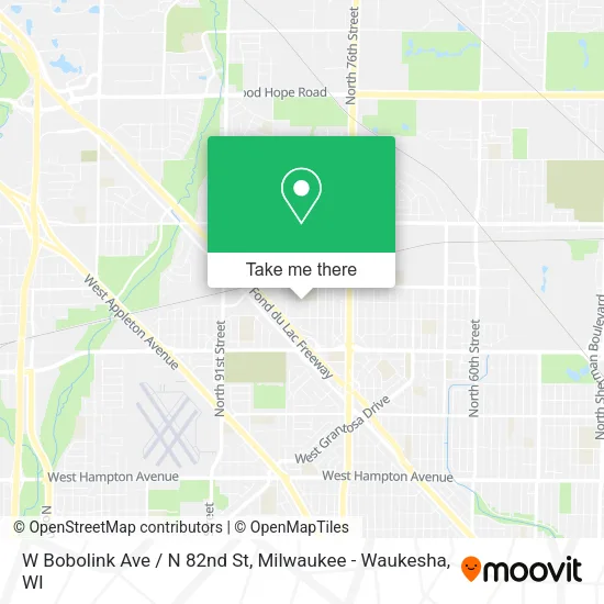 Mapa de W Bobolink Ave / N 82nd St