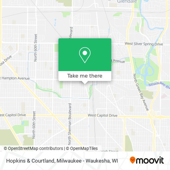 Hopkins & Courtland map