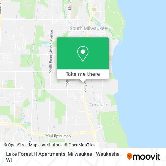 Lake Forest II Apartments map