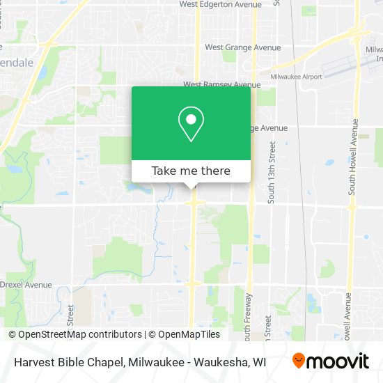 Mapa de Harvest Bible Chapel
