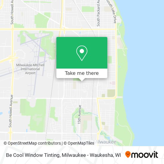 Be Cool Window Tinting map
