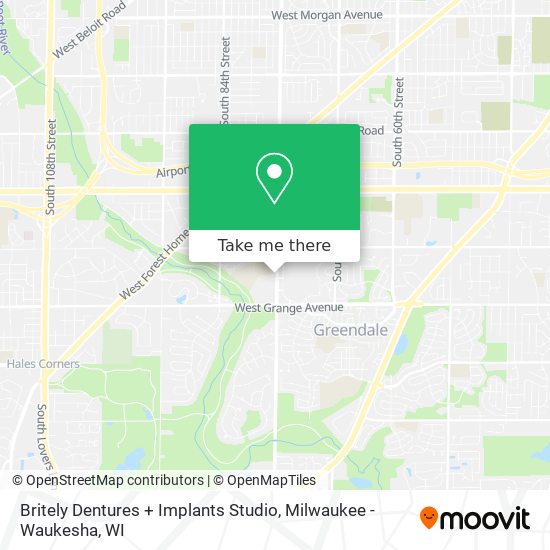Mapa de Britely Dentures + Implants Studio