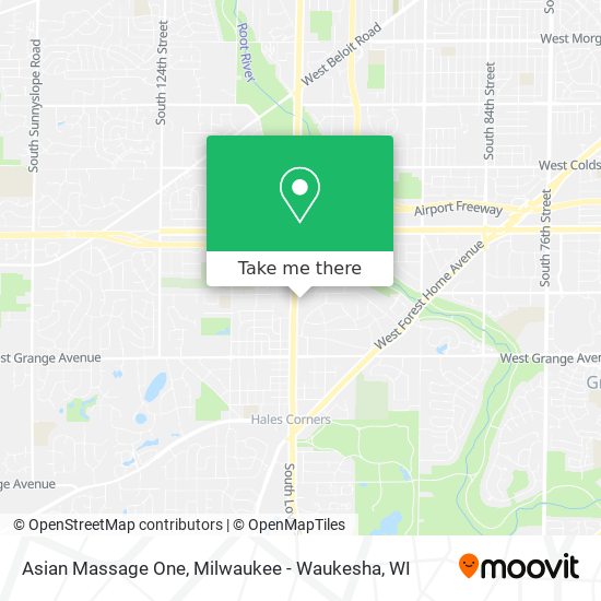 Mapa de Asian Massage One