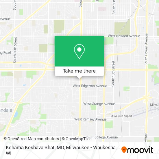 Kshama Keshava Bhat, MD map