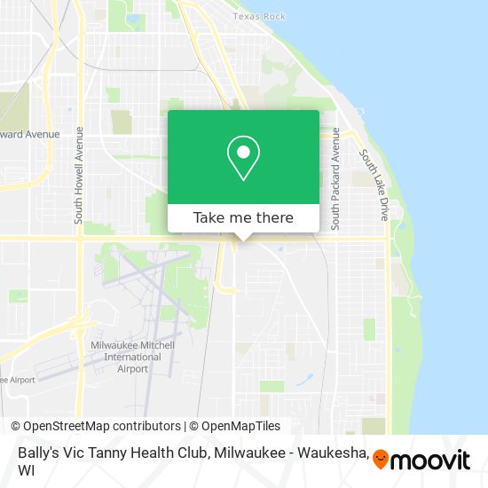 Bally's Vic Tanny Health Club map