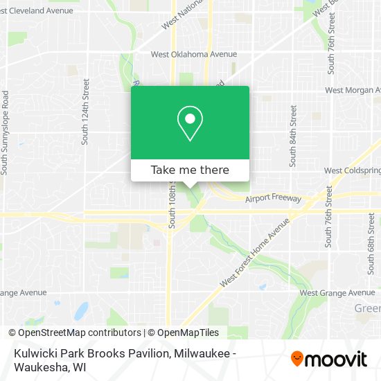 Kulwicki Park Brooks Pavilion map