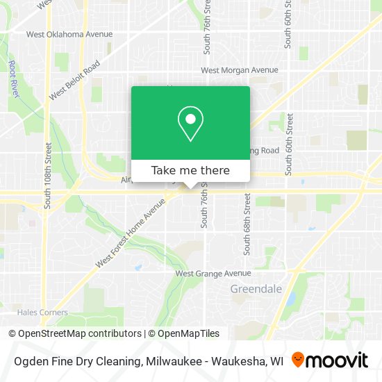 Ogden Fine Dry Cleaning map