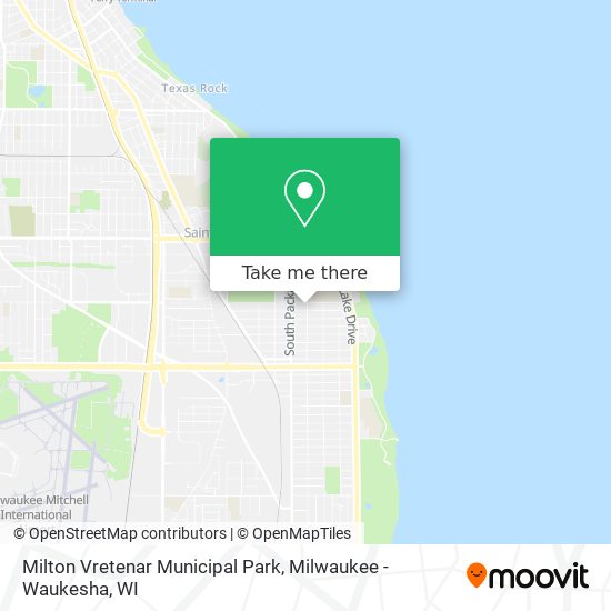 Milton Vretenar Municipal Park map