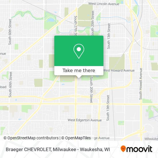 Braeger CHEVROLET map