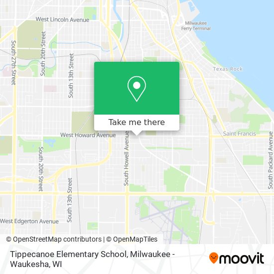 Tippecanoe Elementary School map