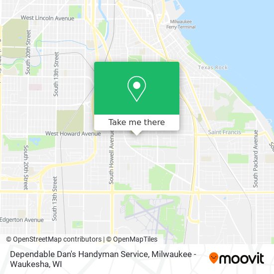 Dependable Dan's Handyman Service map