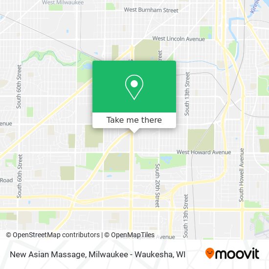 Mapa de New Asian Massage
