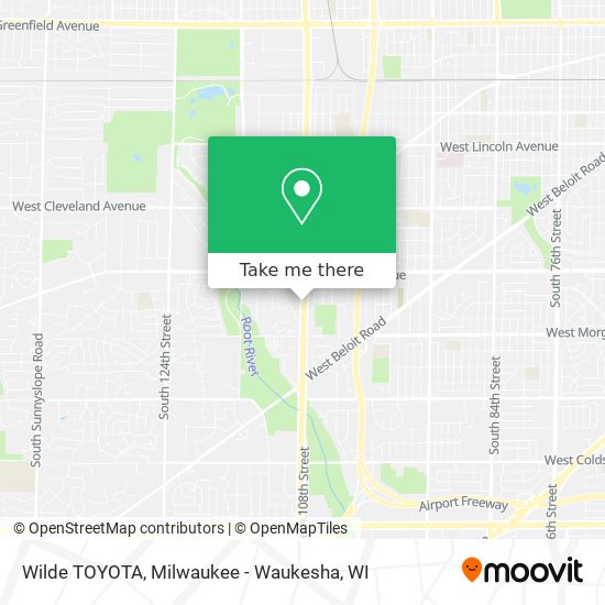 Wilde TOYOTA map