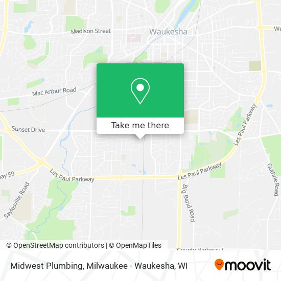 Midwest Plumbing map