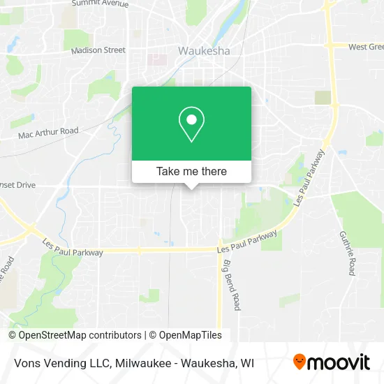Mapa de Vons Vending LLC