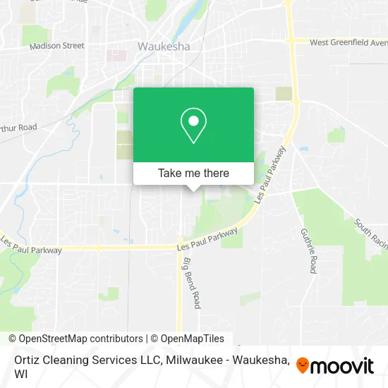 Mapa de Ortiz Cleaning Services LLC
