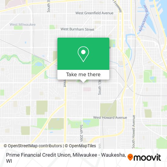 Mapa de Prime Financial Credit Union