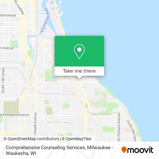 Comprehensive Counseling Services map