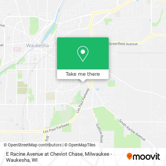 Mapa de E Racine Avenue at Cheviot Chase