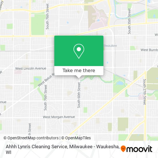Ahhh Lynn's Cleaning Service map