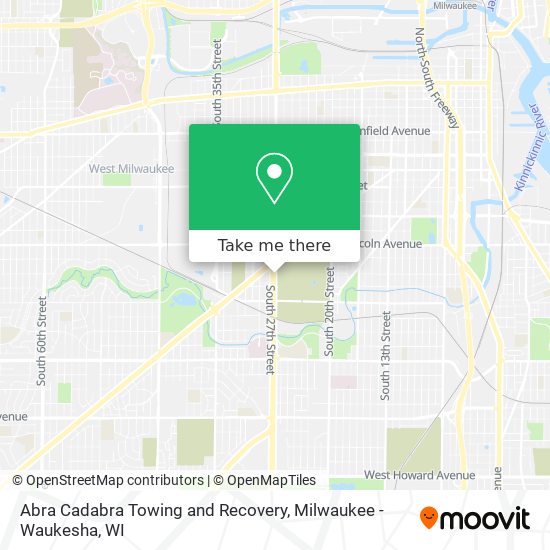Mapa de Abra Cadabra Towing and Recovery