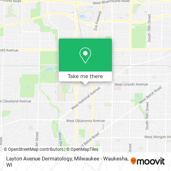Layton Avenue Dermatology map