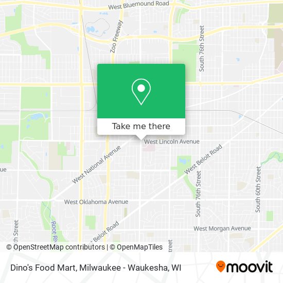 Dino's Food Mart map